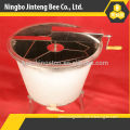 high quality stainless steel 3 frame manual honey extractor